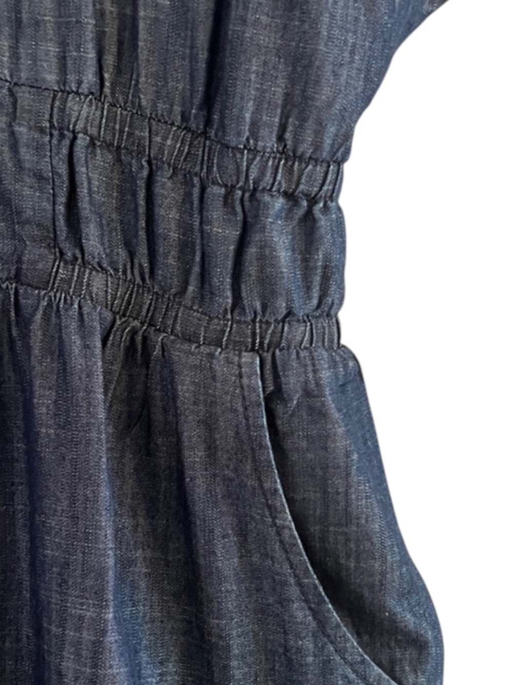 Melissa McCarthy Seven7 Embroidered Denim Wide Leg Jumpsuit Size XL NWOT - Picture 8 of 12